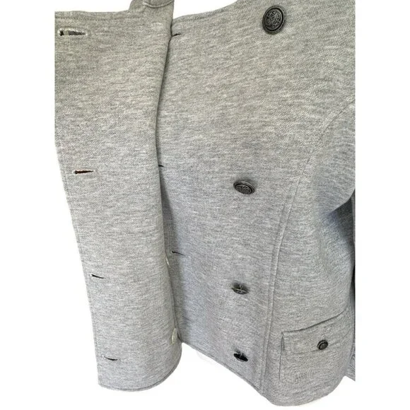 Vintage Talbots Petites Collared Button Up Long Sleeve Jacket Pockets Sz PM - Picture 7 of 13
